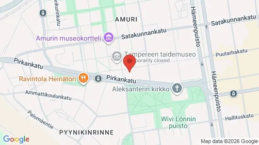 Apartments for rent i Tampere Keskinen - kort over placeringen