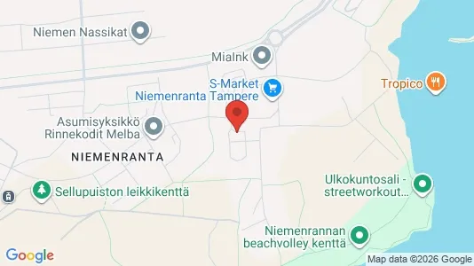 Apartments for rent i Tampere Luoteinen - kort over placeringen