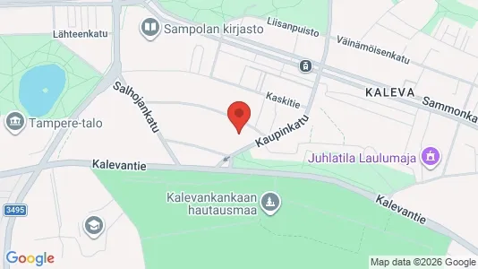 Apartments for rent i Tampere Keskinen - kort over placeringen