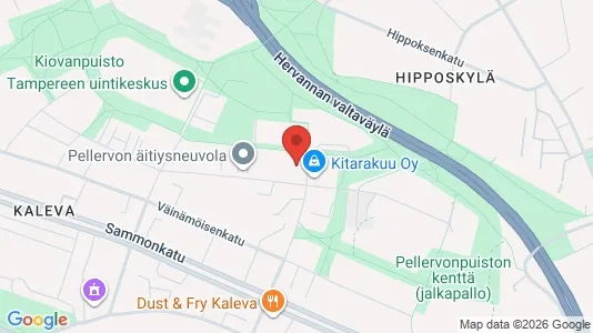 Apartments for rent i Tampere Keskinen - kort over placeringen