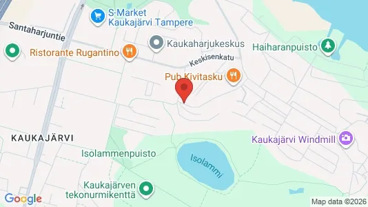 Apartments for rent i Tampere Kaakkoinen - kort over placeringen