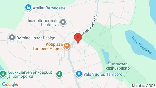 Apartments for rent i Tampere Eteläinen - kort over placeringen