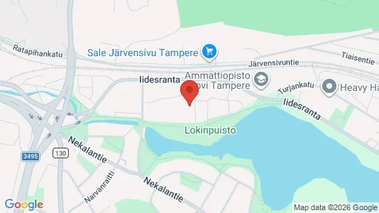 Apartments for rent i Tampere Keskinen - kort over placeringen