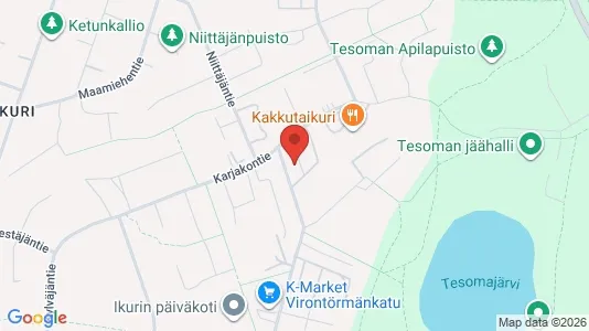 Apartments for rent i Tampere Lounainen - kort over placeringen