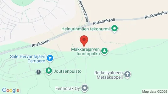 Apartments for rent i Tampere Kaakkoinen - kort over placeringen