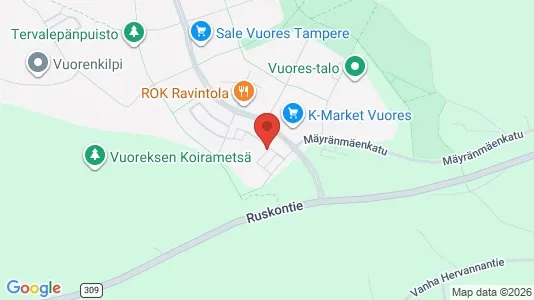 Apartments for rent i Tampere Eteläinen - kort over placeringen