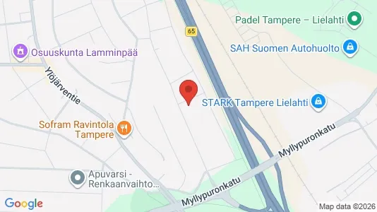 Apartments for rent i Tampere Lounainen - kort over placeringen