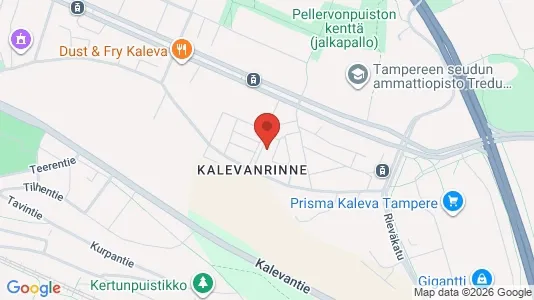 Apartments for rent i Tampere Keskinen - kort over placeringen