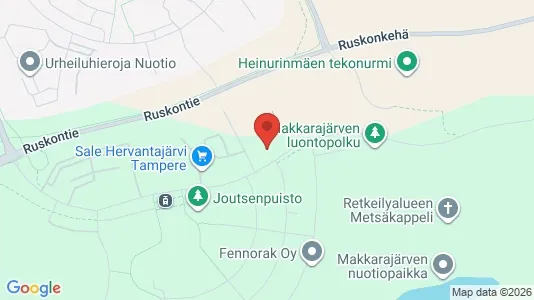 Apartments for rent i Tampere Kaakkoinen - kort over placeringen
