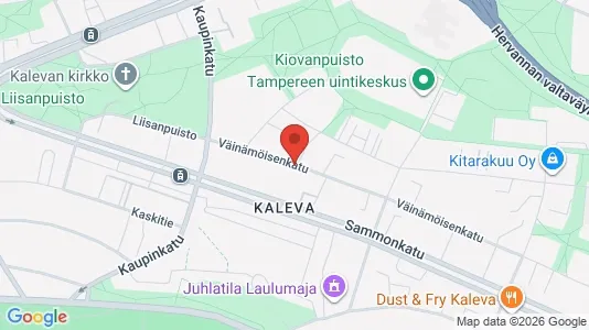 Apartments for rent i Tampere Keskinen - kort over placeringen
