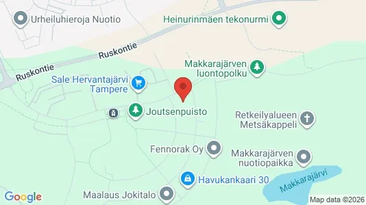 Apartments for rent i Tampere Kaakkoinen - kort over placeringen