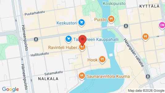 Apartments for rent i Tampere Keskinen - kort over placeringen