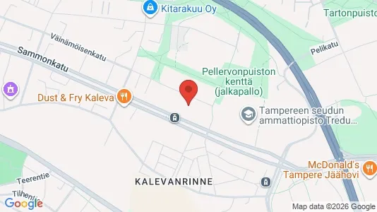 Apartments for rent i Tampere Keskinen - kort over placeringen