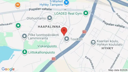 Apartments for rent i Tampere Lounainen - kort over placeringen