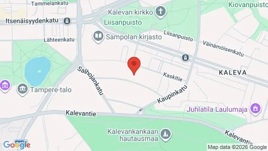 Apartments for rent i Tampere Keskinen - kort over placeringen