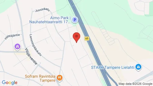 Apartments for rent i Tampere Lounainen - kort over placeringen