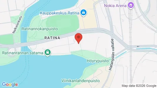Apartments for rent i Tampere Keskinen - kort over placeringen