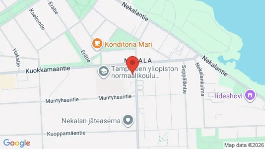 Apartments for rent i Tampere Keskinen - kort over placeringen