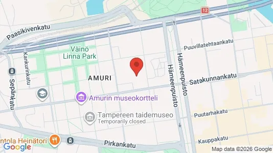Apartments for rent i Tampere Keskinen - kort over placeringen