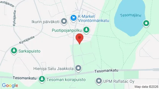 Apartments for rent i Tampere Lounainen - kort over placeringen