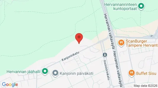 Apartments for rent i Tampere Kaakkoinen - kort over placeringen