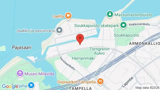 Apartments for rent i Tampere Keskinen - kort over placeringen