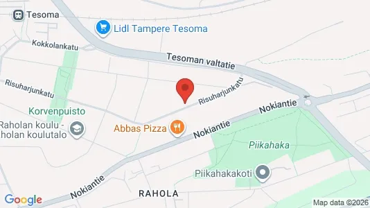 Apartments for rent i Tampere Lounainen - kort over placeringen