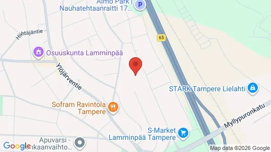 Apartments for rent i Tampere Lounainen - kort over placeringen