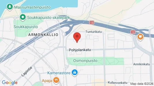 Apartments for rent i Tampere Keskinen - kort over placeringen
