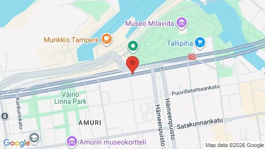 Apartments for rent i Tampere Keskinen - kort over placeringen