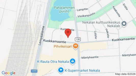 Apartments for rent i Tampere Keskinen - kort over placeringen