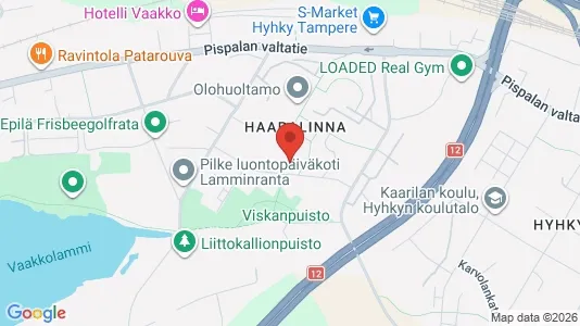 Apartments for rent i Tampere Lounainen - kort over placeringen