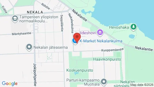 Apartments for rent i Tampere Keskinen - kort over placeringen