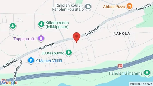 Apartments for rent i Tampere Lounainen - kort over placeringen