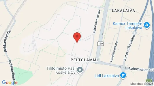 Apartments for rent i Tampere Eteläinen - kort over placeringen