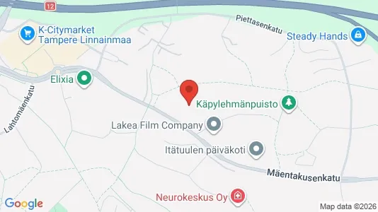 Apartments for rent i Tampere Koillinen - kort over placeringen