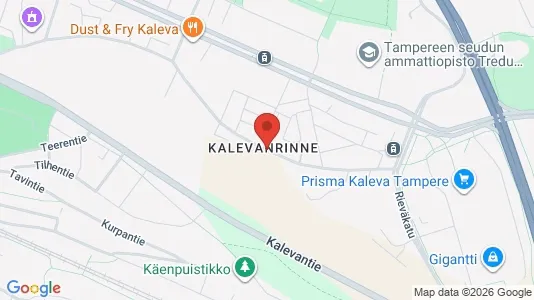 Apartments for rent i Tampere Keskinen - kort over placeringen