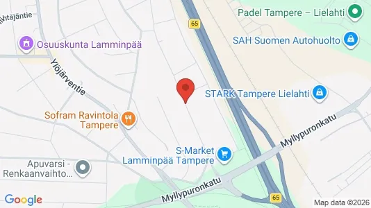 Apartments for rent i Tampere Lounainen - kort over placeringen