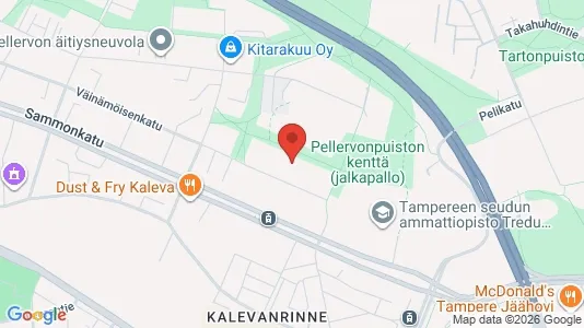 Apartments for rent i Tampere Keskinen - kort over placeringen
