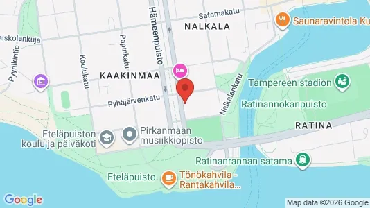 Apartments for rent i Tampere Keskinen - kort over placeringen