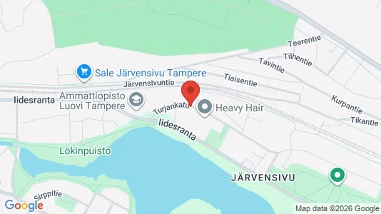 Apartments for rent i Tampere Keskinen - kort over placeringen