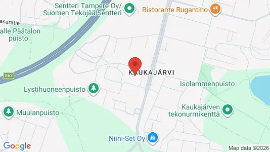 Apartments for rent i Tampere Kaakkoinen - kort over placeringen