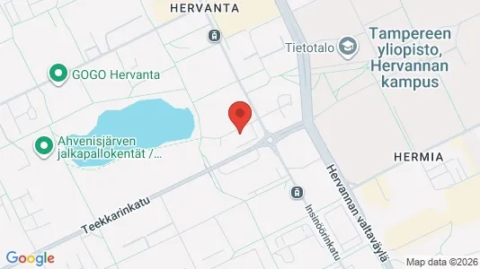 Apartments for rent i Tampere Kaakkoinen - kort over placeringen