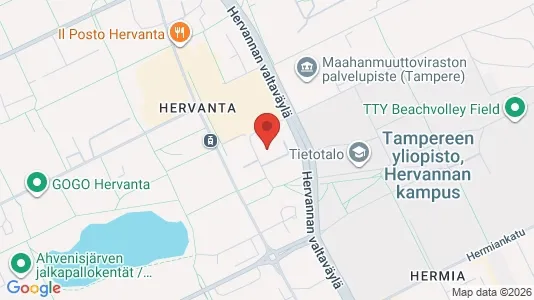 Apartments for rent i Tampere Kaakkoinen - kort over placeringen