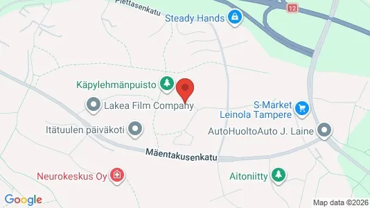 Apartments for rent i Tampere Koillinen - kort over placeringen