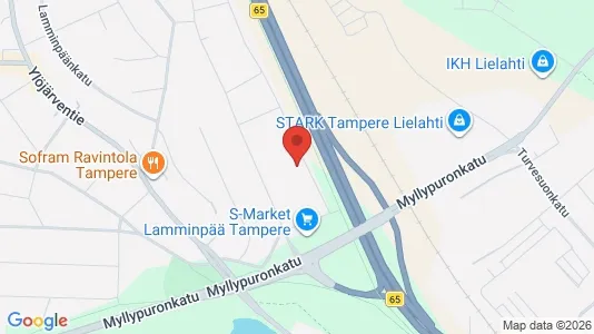 Apartments for rent i Tampere Lounainen - kort over placeringen