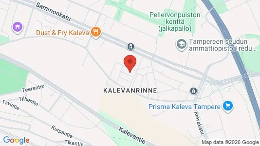 Apartments for rent i Tampere Keskinen - kort over placeringen