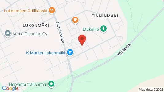 Apartments for rent i Tampere Kaakkoinen - kort over placeringen