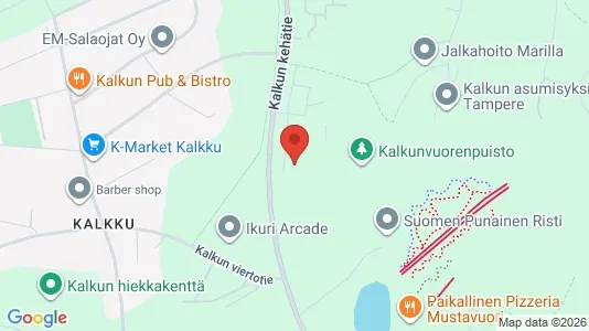 Apartments for rent i Tampere Lounainen - kort over placeringen