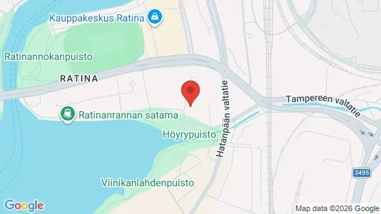 Apartments for rent i Tampere Keskinen - kort over placeringen